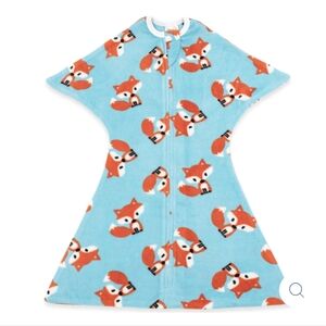 Zipadee Zip sleep sack Fleece size M/6-12m adorable fox print!